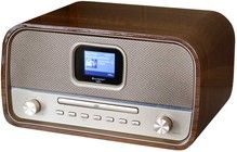 Soundmaster DAB970 BT/CD/USB og DAB+/FM-radio - Brun