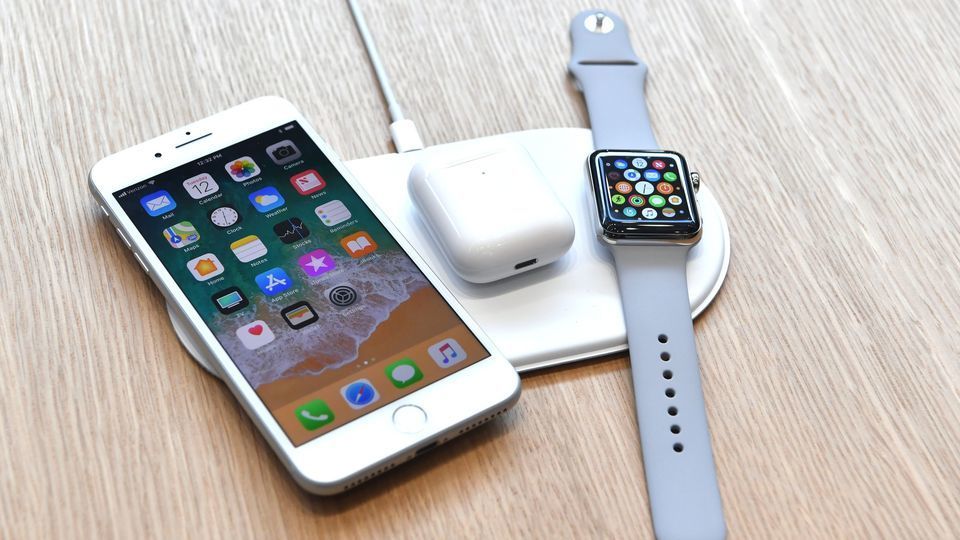 Qi-oplader, der oplades med iPhone, Apple AirPods og Apple Watch