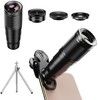 Apexel 4-in-1 Lens Kit with Metal Tripod