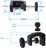 Armor-X G-Clamp Bar Mount Base Small