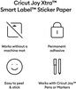 Cricut Joy Xtra Smart Label Paper Permanent 4-pack