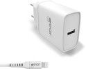 Gear Laddare 220V 1xUSB-A 2,4V med Lightning-kabel