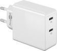 Goobay Dual USB-C PD Quick Charger 36W