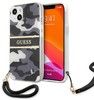 Guess Camo Case with Hand Strap (iPhone 13 mini)