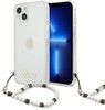 Guess Case with Pearl Hand Strap (iPhone 13 mini)