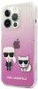 Karl Lagerfeld Transparent Case Karl & Choupette (iPhone 13 Pro Max)
