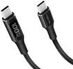 LogiLink USB-C - USB-C Cable with Display 100W