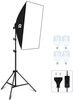 Puluz PU5071EU Tripod with 4 LED Bulbs Softbox