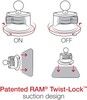 RAM Mount RAM-B-166-UN14W-1