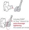 RAM Mount RAM-D-202-25-C-202-KNOB9HU