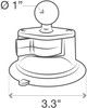 RAM Mount RAP-B-224-1U