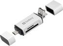 Sandberg Card Reader USB-C+USB-A+MicroUSB