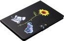 Trolsk Card Slot Folio - Elephants and Sunflower (iPad Pro 11/iPad Air 4)