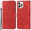 Trolsk Imprint Mandala Flower Wallet (iPhone 14 Pro Max)