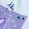 Trolsk Kids Case with strap - Cute Purple Unicorn (iPad 10,2)