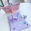 Trolsk Kids Case with strap - Cute Purple Unicorn (iPad Air 4)