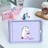 Trolsk Kids Case with strap - Cute Purple Unicorn (iPad mini 6)