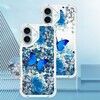 Trolsk Liquid Glitter Case - Butterfly (iPhone 16 Plus)