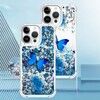Trolsk Liquid Glitter Case - Butterfly (iPhone 16 Pro Max)