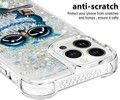 Trolsk Liquid Glitter Case - Owl (iPhone 13 Pro Max)