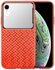NXE Woven Case with Mirror (iPhone Xr) - Appelsin