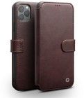 Qialino 2 Card Leather Wallet (iPhone 11 Pro) - Deep-brown
