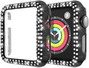 Trolsk Urcover med Strass (Apple Watch 1-3 42mm) - Sort