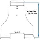 Brodit Aktiv holder med cig-stik 721070