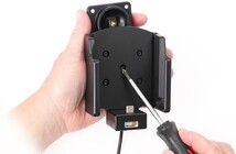 Brodit Aktiv holder med USB-kabel og cigaretadapter 721436