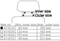 Brodit Nakkestttebeslag 811010