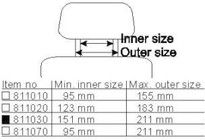 Brodit Nakkestttebeslag 811030
