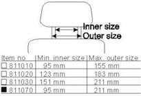 Brodit Nakkestttebeslag 811070