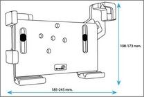 Brodit Passiv holder med kugleled 511615
