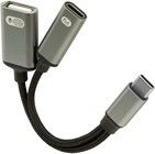 Brodit USB-C-splitter, PD 60W + USB-A Data 216478