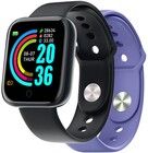 Celly TrainerBeat Smartwatch (2 armb�nd) - Sort + Lilla