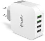 Celly USB-oplader 4 x USB