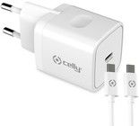 Celly 20W vgoplader med USB-C kabel