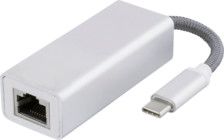 Deltaco USB-C netvrksadapter