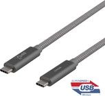 Deltaco USB-C til USB-C-kabel 10 Gbit/s