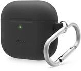 Elago Silikone Hang Case (AirPods 4) - Sort