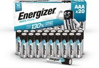 Energizer Max Plus AAA-batterier 20-pack