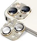 Enkay Rhinestone kameraglas (iPhone 15/15 Plus)