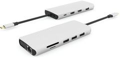 eStuff 12-i-1 Triple Display Multifunktions USB-C Hub