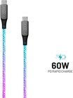 Fixed lysende USB-C-kabel 60W