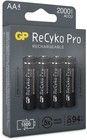 GP ReCyko Pro AA 2000mAh - 4 -pakning