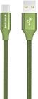 GreyLime flettet USB-A til USB-C-kabel