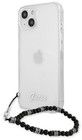 Guess etui med perleh�ndstrop (iPhone 13 mini) - Sort h�ndrem