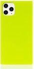 iDecoz Square Case - Neon (iPhone 11 Pro Max) - Gul