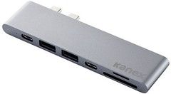 Kanex iAdapt 7-i-1 Multiport USB-C Hub + kortlser