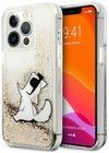 Karl Lagerfeld Choupette Glitter Cover (iPhone 13 Pro) - Guld